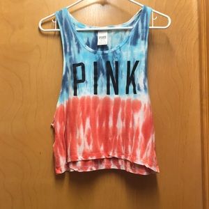 Tye Dye Pink Tank Top